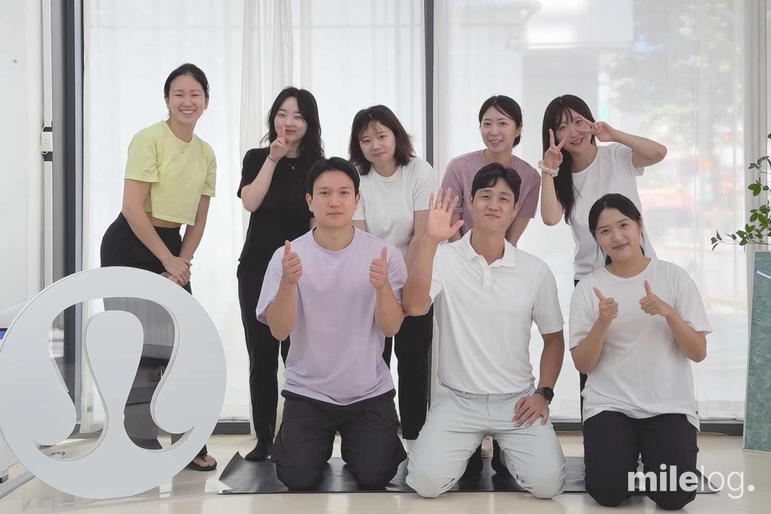 마일스톤을 위한 룰루레몬 클래스 개최!