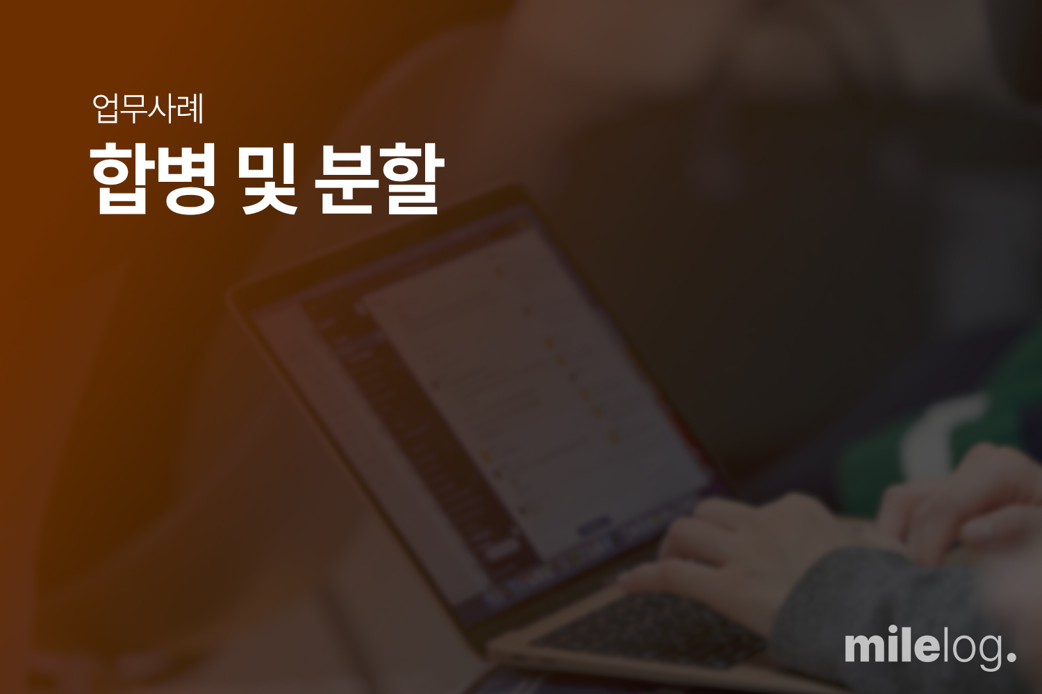 적격합병 세무 검토 및 회계자문 수행